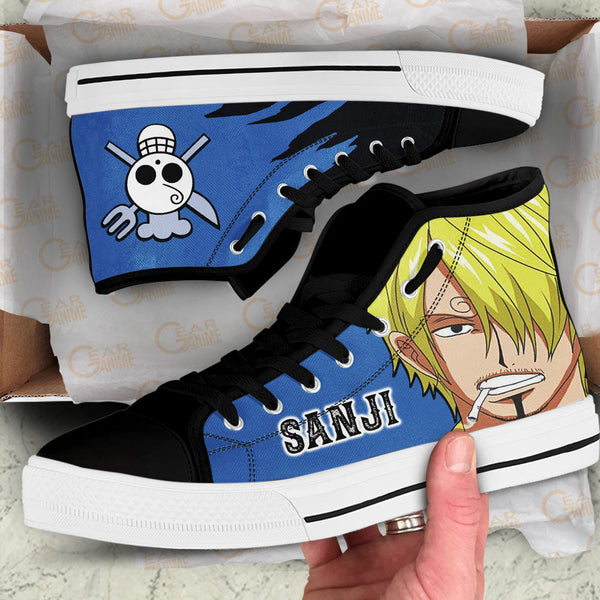 Sanji High Top Shoes Red Shoes NTT260