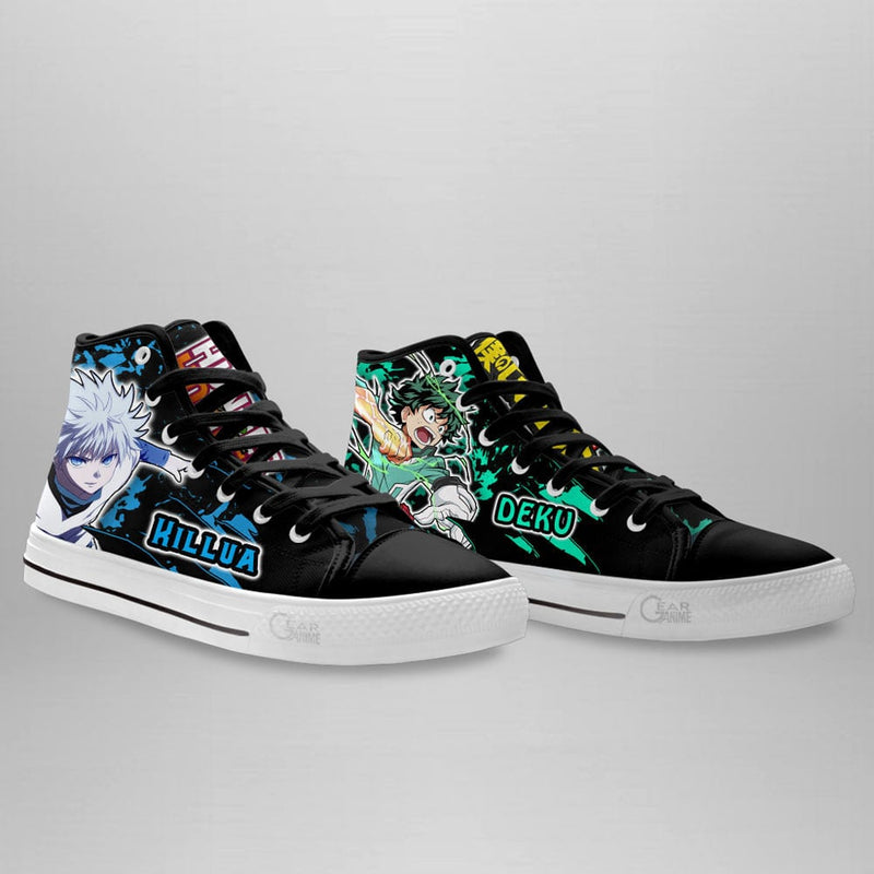 Killua and Deku High Top Shoes NTT210