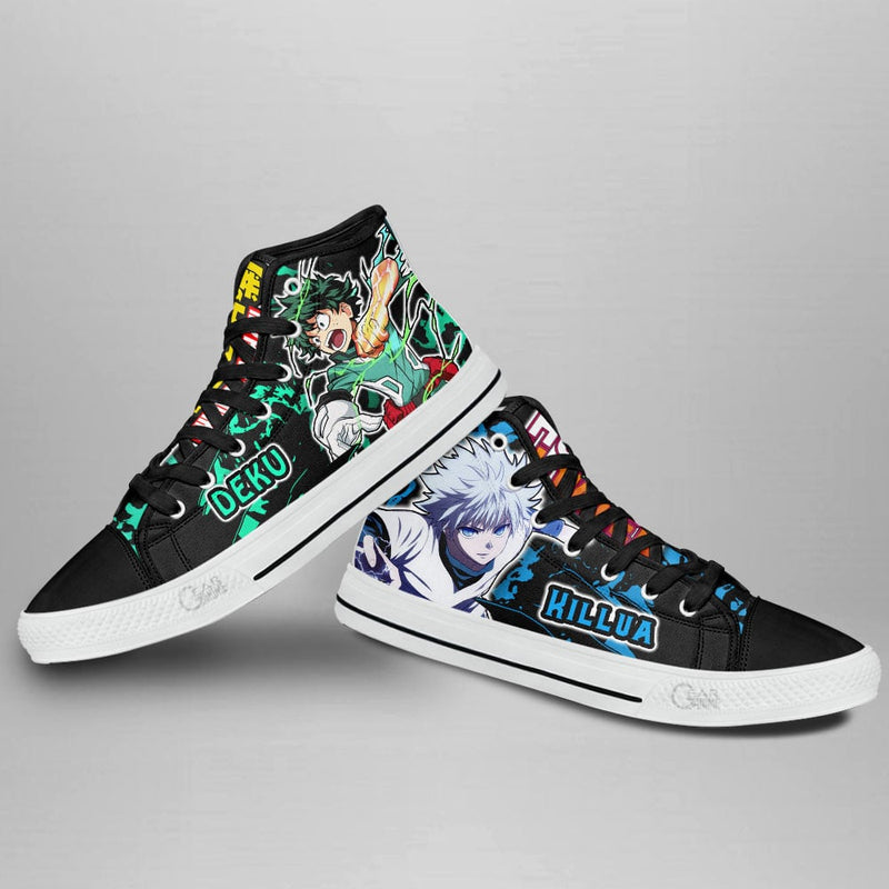 Killua and Deku High Top Shoes NTT210