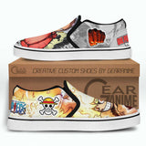 Luffy and Saitama Slip-On Shoes NTT210