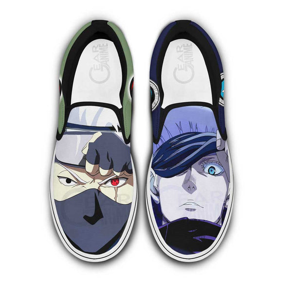 Kakashi Hatake and Satoru Gojo Slip-On Shoes NTT210