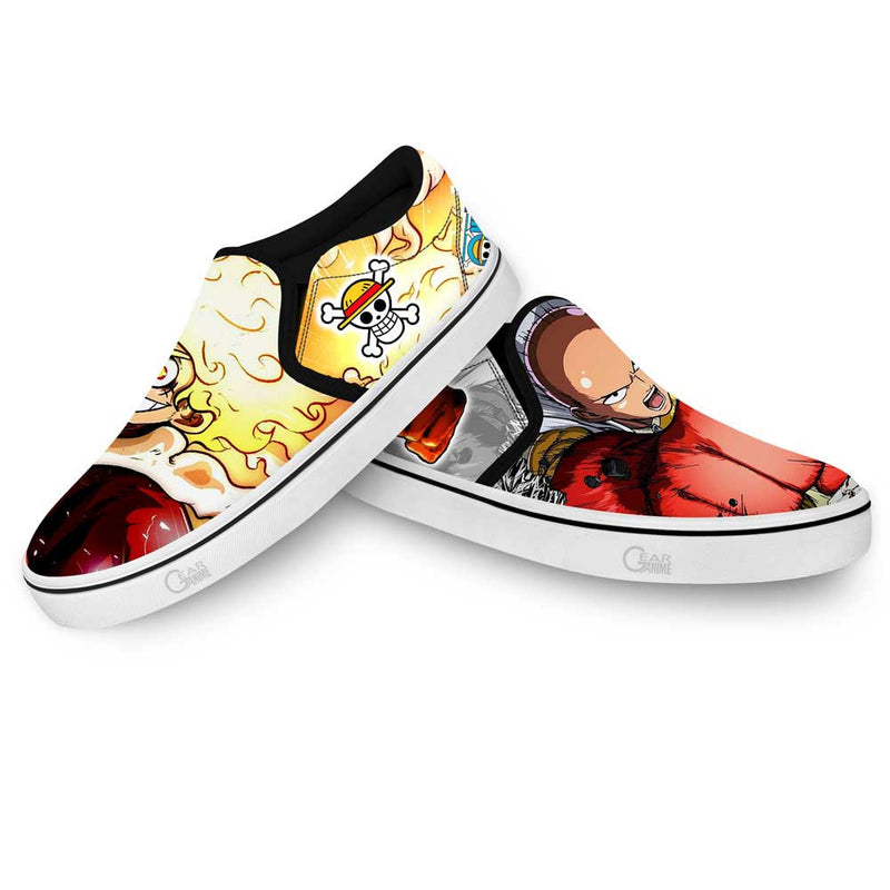 Luffy and Saitama Slip-On Shoes NTT210