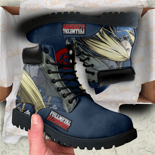 Olivier Mira Armstrong Boots Shoes Anime Custom