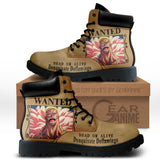 Donquixote Doflamingo Wanted Boots Shoes Anime Custom