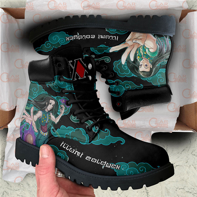 Illumi Zoldyck Boots Shoes Anime Custom