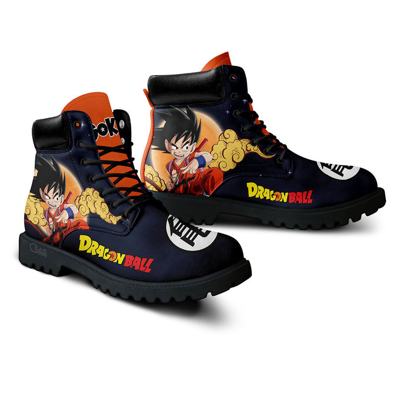 Goku Kid Boots Shoes Anime Custom PT3108