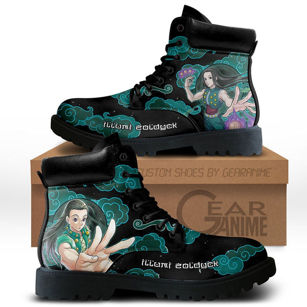 Illumi Zoldyck Boots Shoes Anime Custom