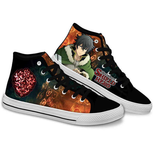 Shield Hero Naofumi Shield of Wrath High Top Shoes