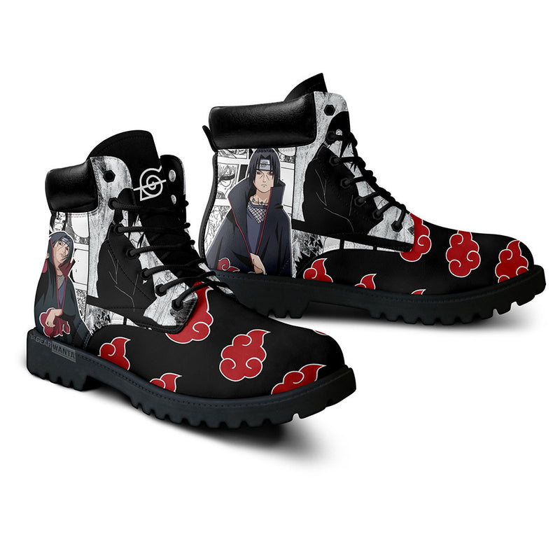 Itachi Uchiha Boots Shoes Anime Custom