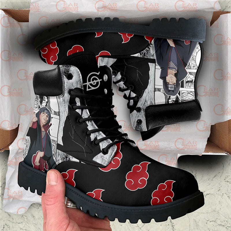 Itachi Uchiha Boots Shoes Anime Custom