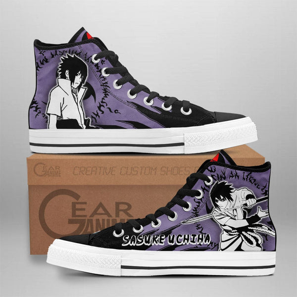 Sasuke Uchiha High Top Shoes NTT310