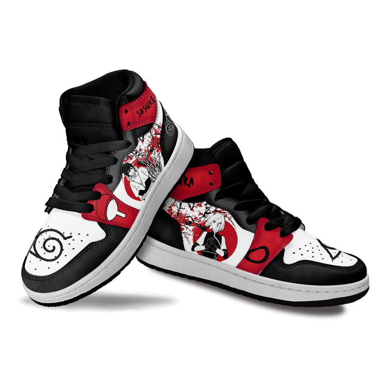 Sakura Haruno and Sasuke Uchiha Kids Sneakers Japan MV1703