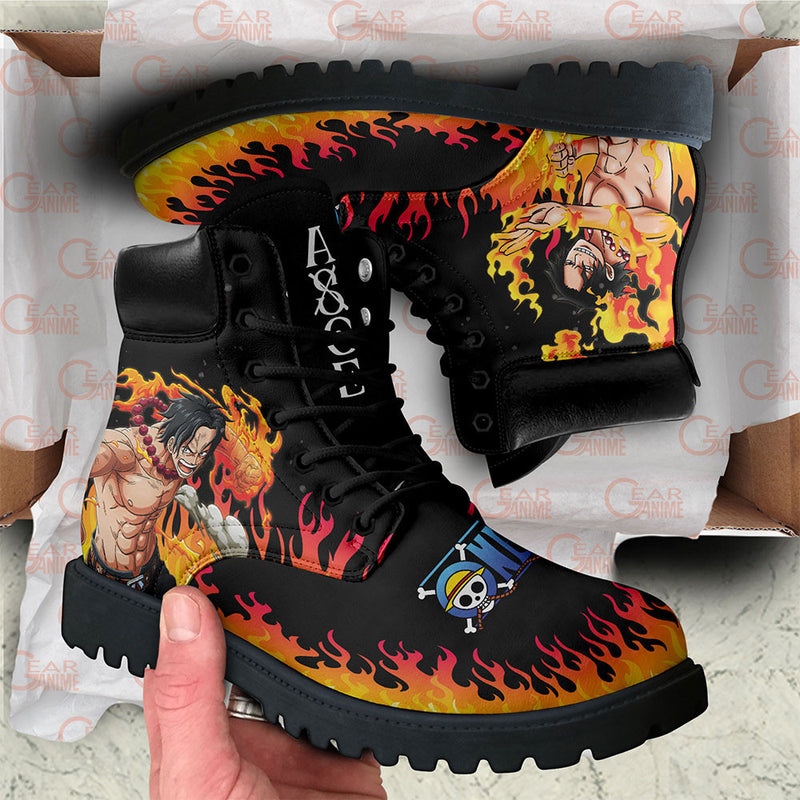 Ace Boots Shoes Anime Custom