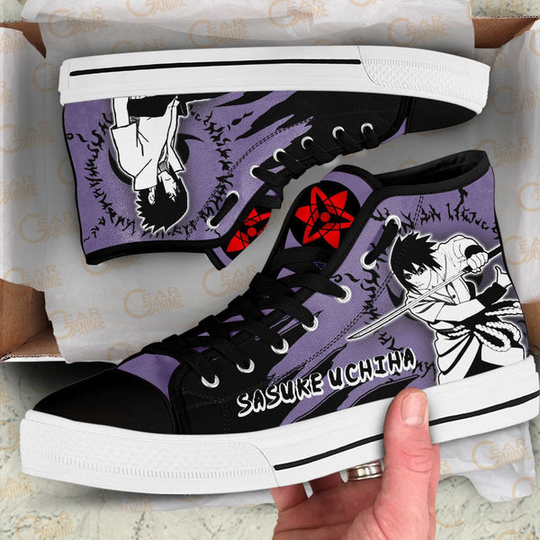 Sasuke Uchiha High Top Shoes NTT310