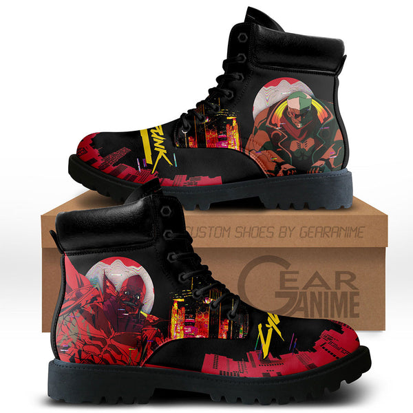 Cyberpunk Maine Boots Shoes Anime Custom