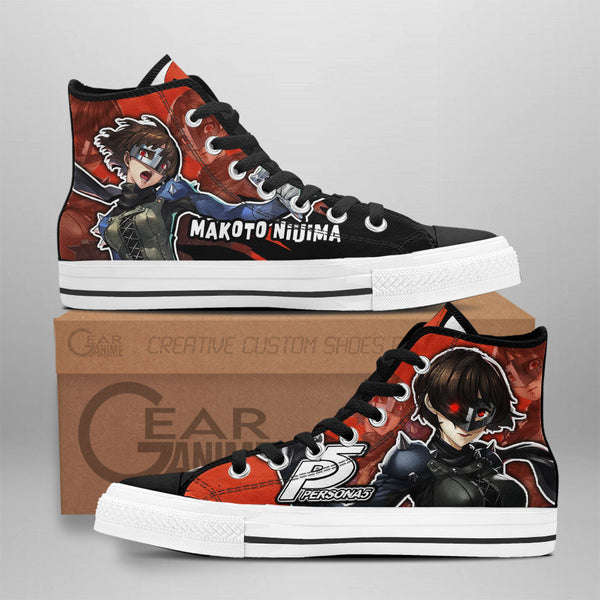 Persona Makoto Niijima High Top Shoes NTT220