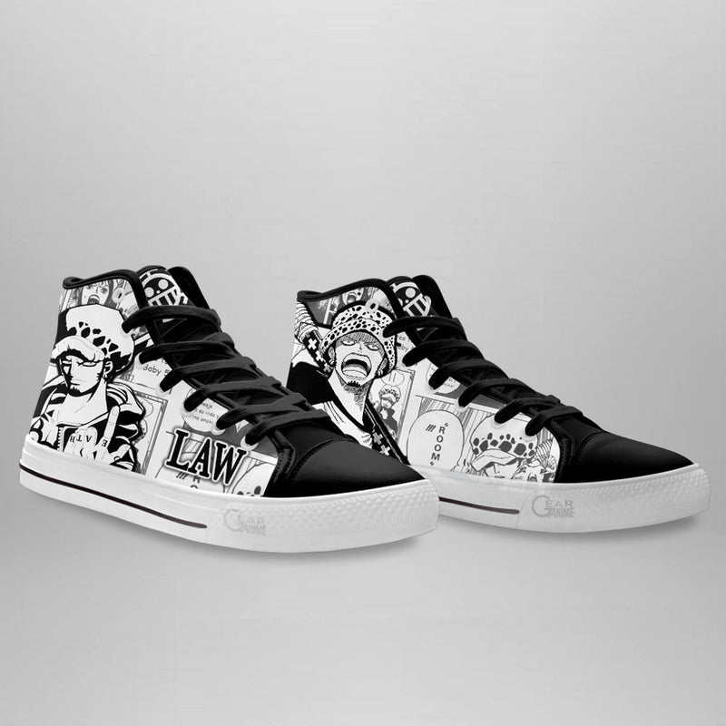 Trafalgar D. Law High Top Shoes