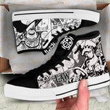 Trafalgar D. Law High Top Shoes