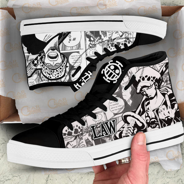 Trafalgar D. Law High Top Shoes