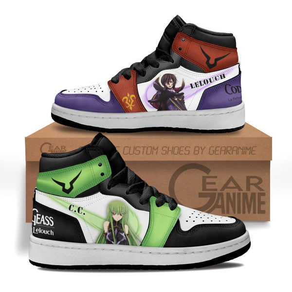 C.C and Lelouch Lamperouge Kids Sneakers MV2802