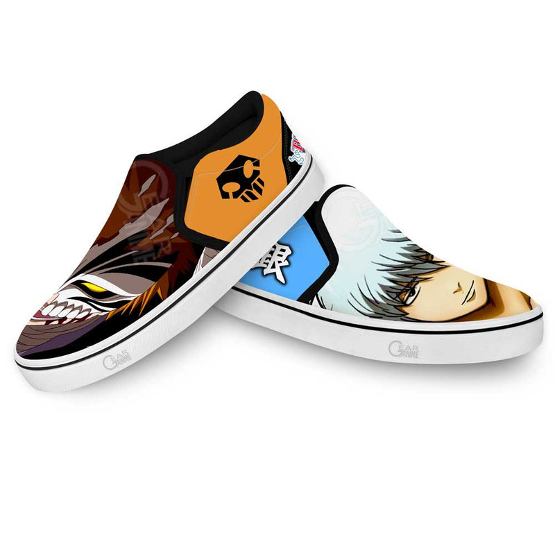 Ichigo Kurosaki and Gintoki Sakata Slip-On Shoes NTT210