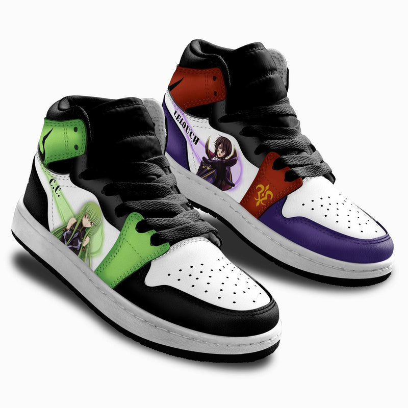 C.C and Lelouch Lamperouge Kids Sneakers MV2802