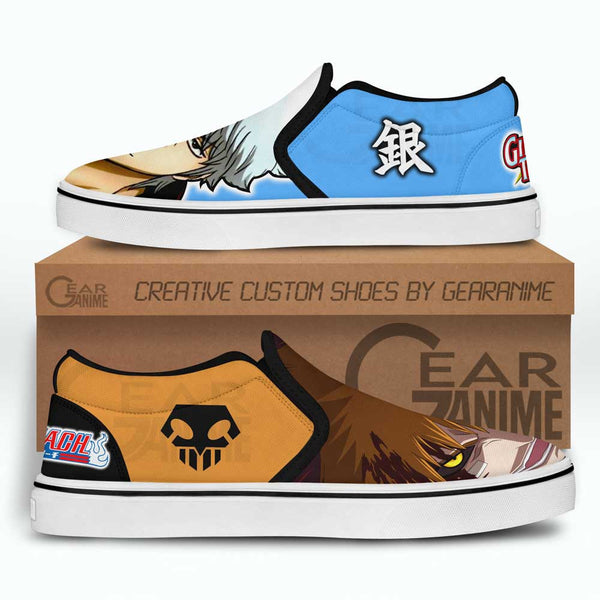 Ichigo Kurosaki and Gintoki Sakata Slip-On Shoes NTT210