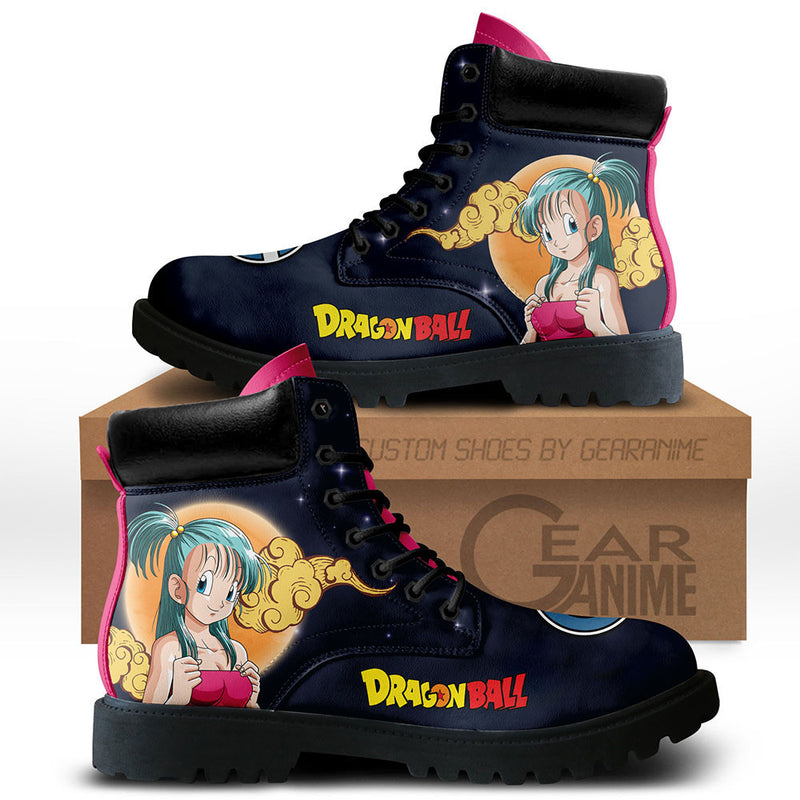 Bulma Boots Shoes Anime Custom PT3108