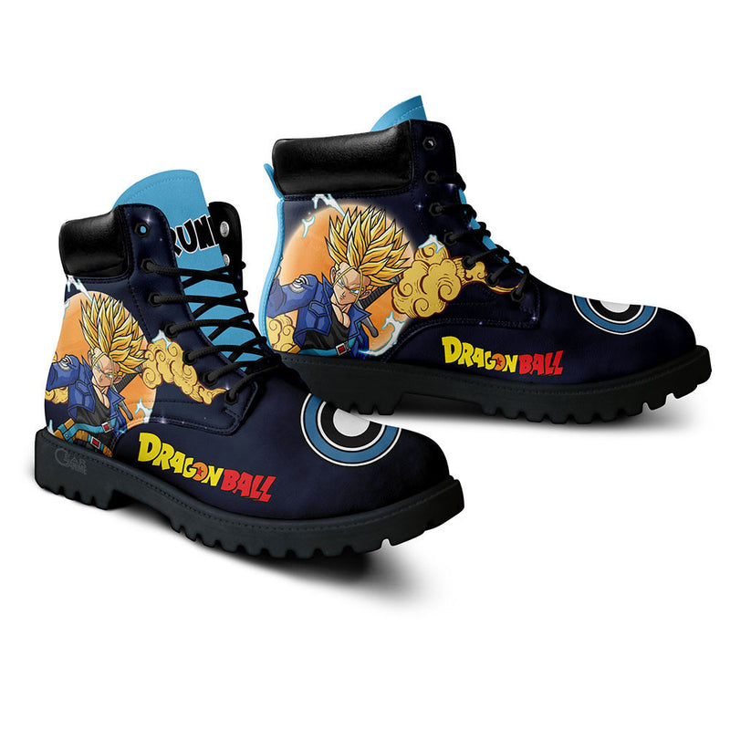 Trunks Super Saiyan Boots Shoes Anime Custom PT3108