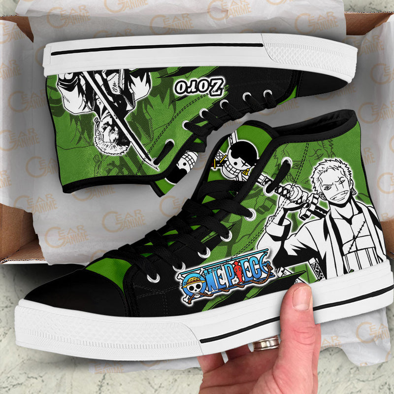 Roronoa Zoro High Top Shoes NTT010