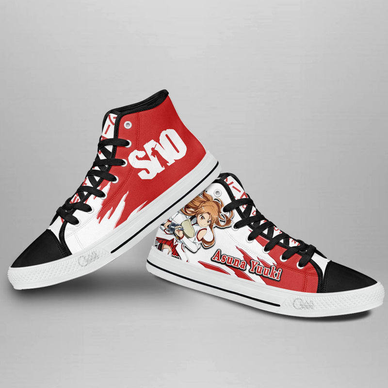 Asuna Yuuki High Top Shoes