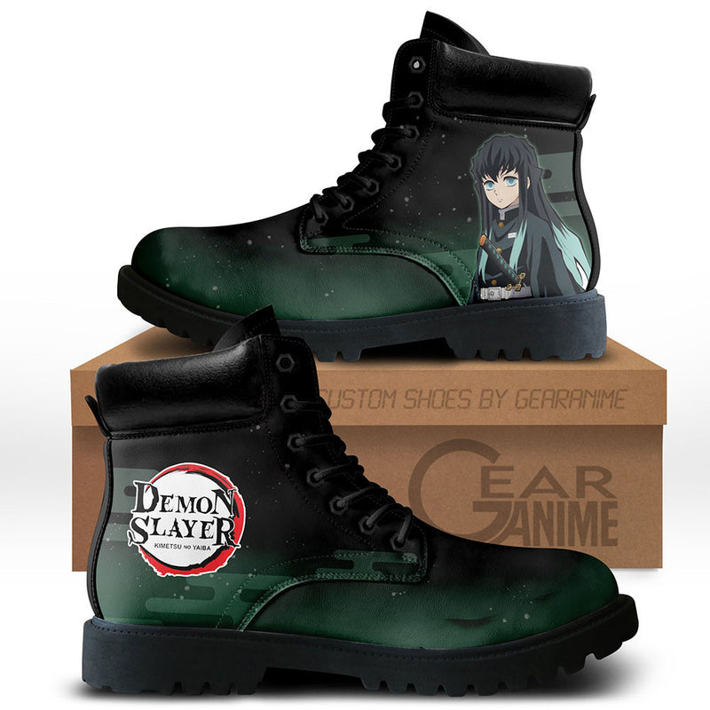 Muichiro Tokito Boots Shoes Anime Custom