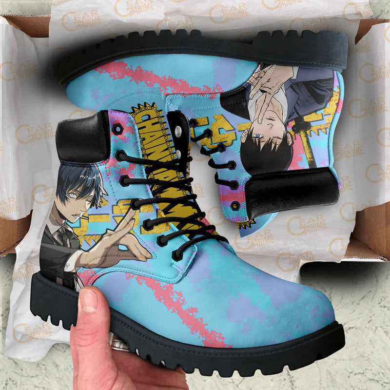 Aki Hayakawa Boots Shoes Anime Custom NTT121