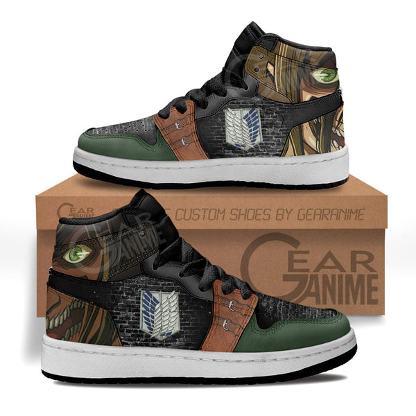 Eren Yeager Titan Kids Sneakers Shingeki MV1307