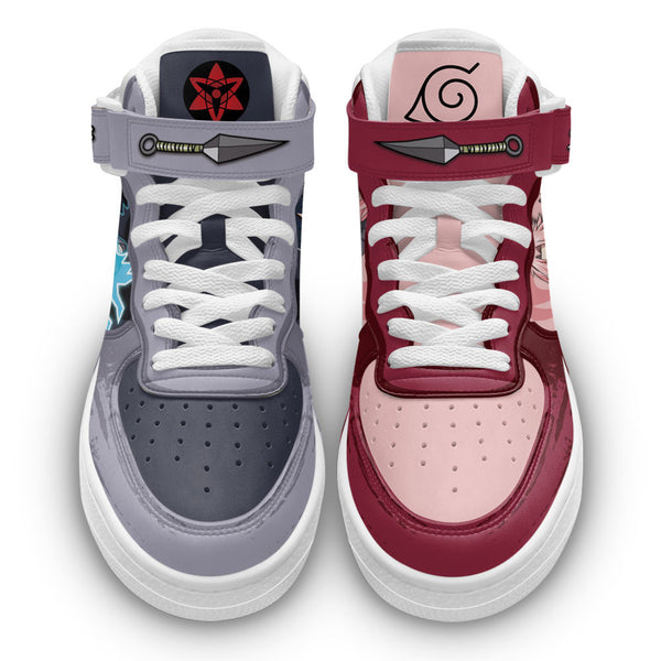 Sakura Haruno and Sasuke Uchiha Air Mid Shoes MN2203