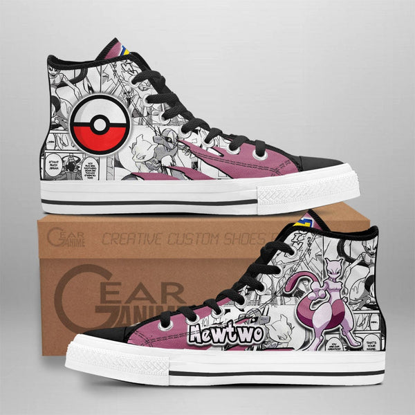 Mewtwo High Top Shoes