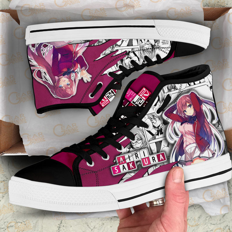 Airi Sakura High Top Shoes