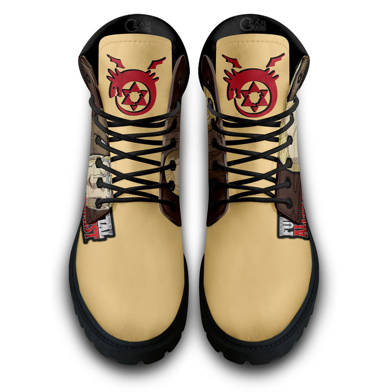 Van Hohenheim Boots Shoes Anime Custom