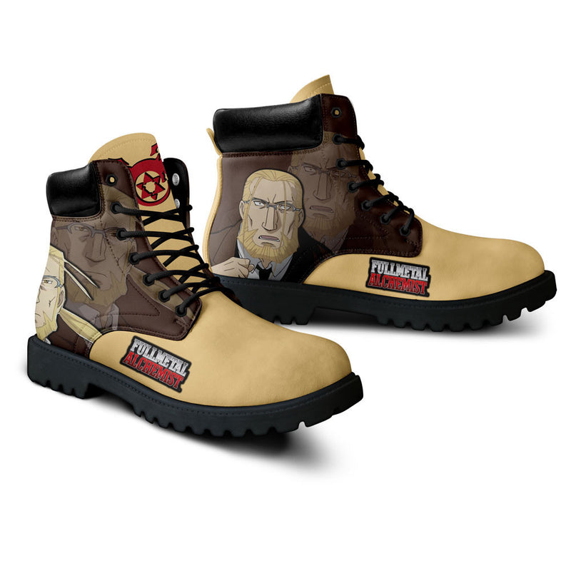 Van Hohenheim Boots Shoes Anime Custom