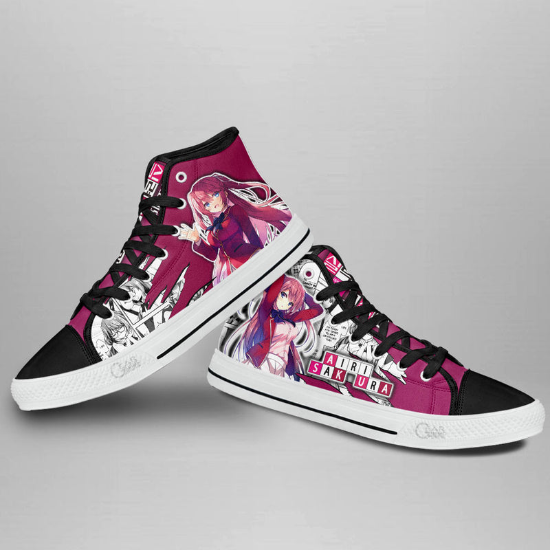 Airi Sakura High Top Shoes