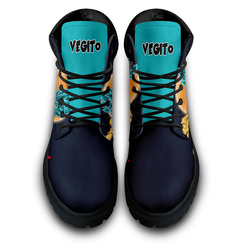 Vegito Blue Boots Shoes Anime Custom PT3108