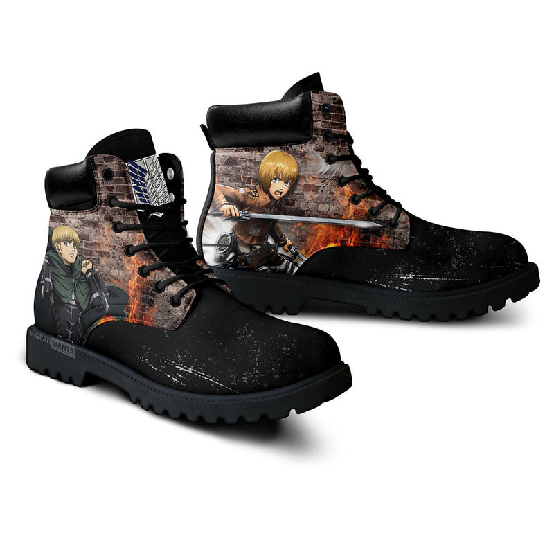 Shingeki Armin Arlert Boots Shoes Anime Custom