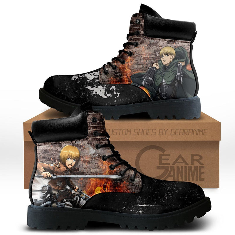 Shingeki Armin Arlert Boots Shoes Anime Custom