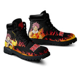 Natsu Dragneel Boots Shoes Anime Custom