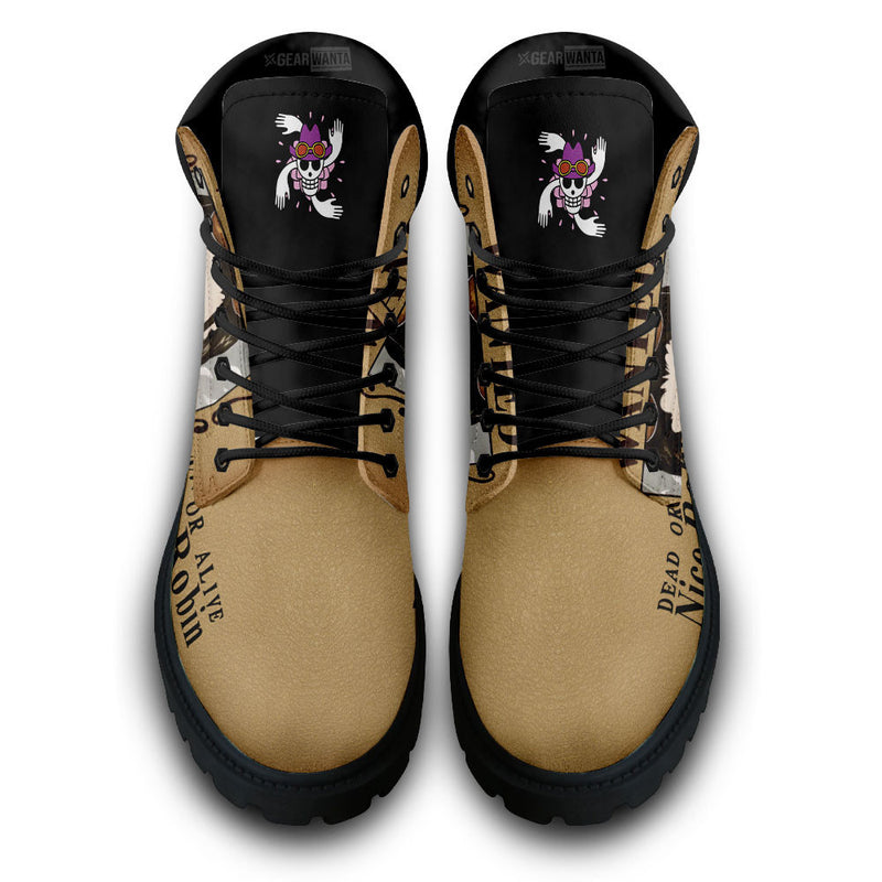 Nico Robin Wanted Boots Shoes Anime Custom