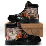 Shingeki Reiner Braun Boots Shoes Anime Custom