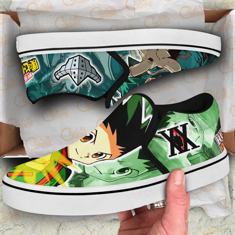 Deku and Gon Freecss Slip-On Shoes NTT210