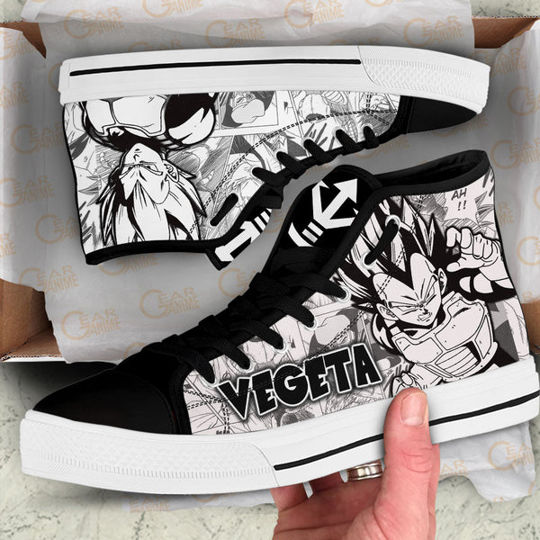 Vegeta Blue High Top Shoes