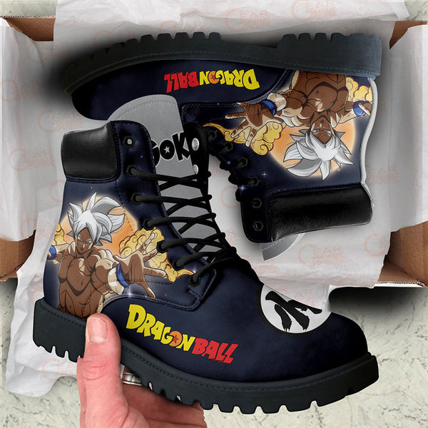 Goku Ultra Instinct Boots Shoes Anime Custom PT3108