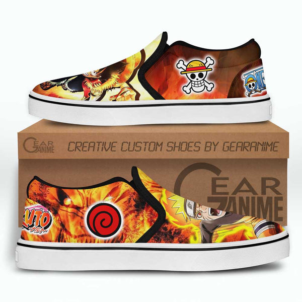 Uzumaki and Luffy Slip-On Shoes NTT210